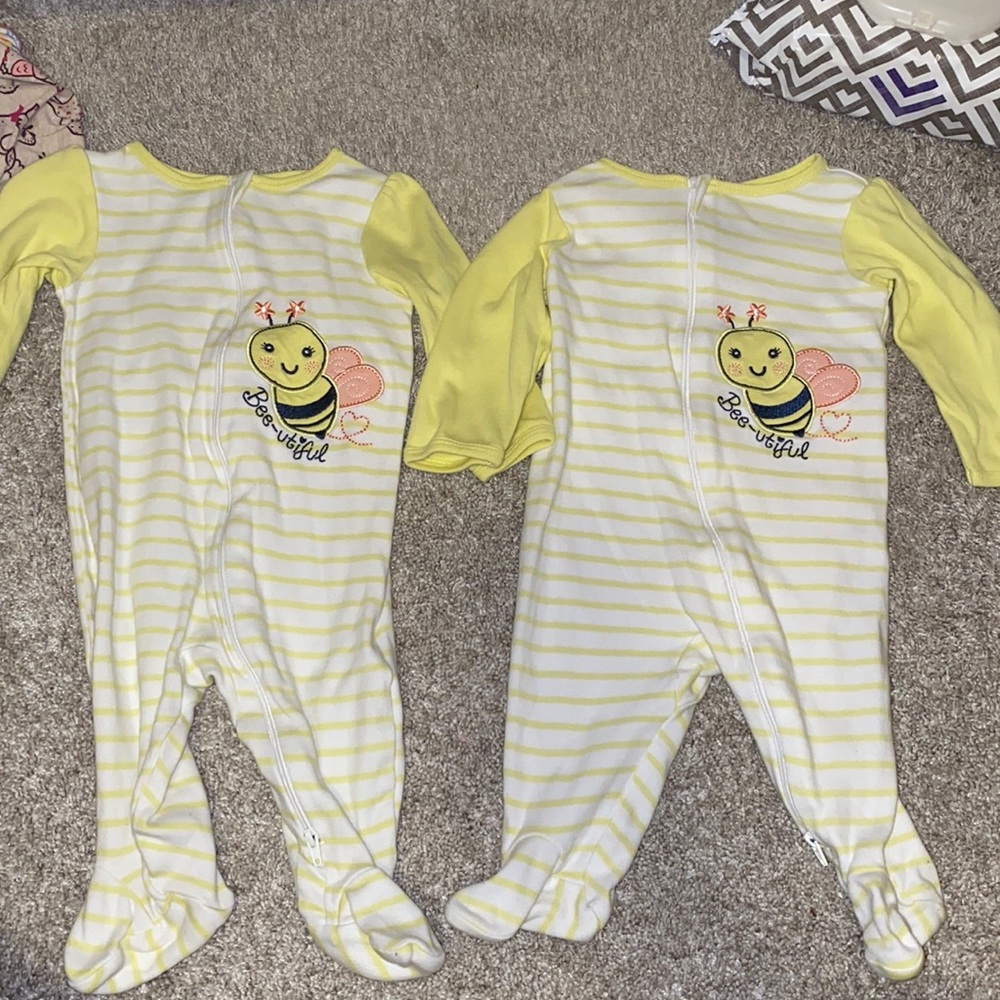 Two baby pajamas